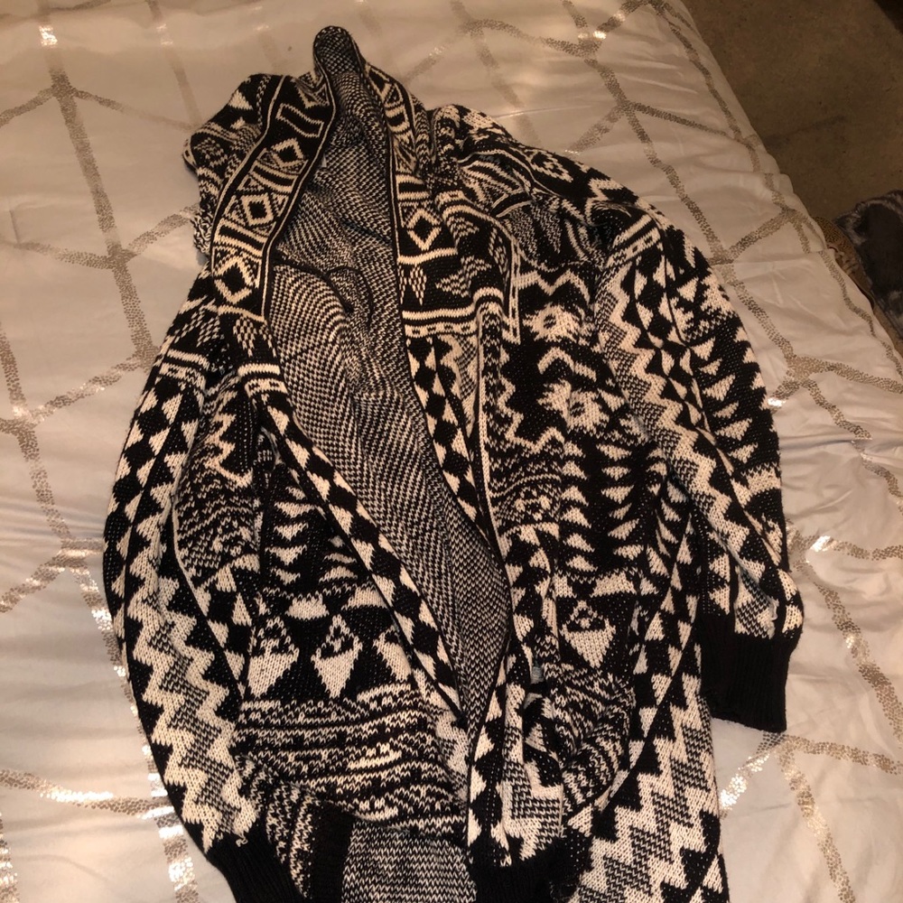 Asymmetrical cardigan